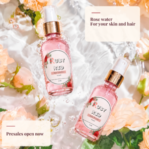 Ruby Red Rose Water: For skin and hair